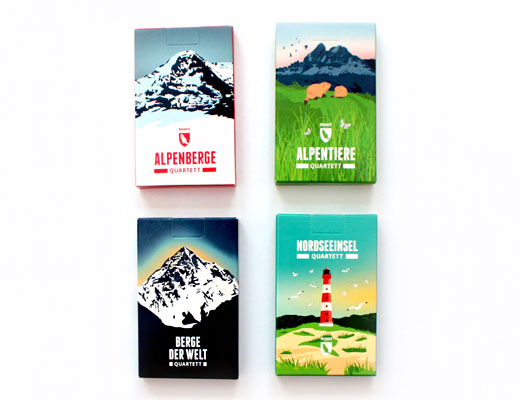 Marmota Maps quartet card games