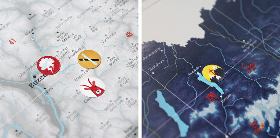 Sticker für die Alpenkarten von Marmota Maps