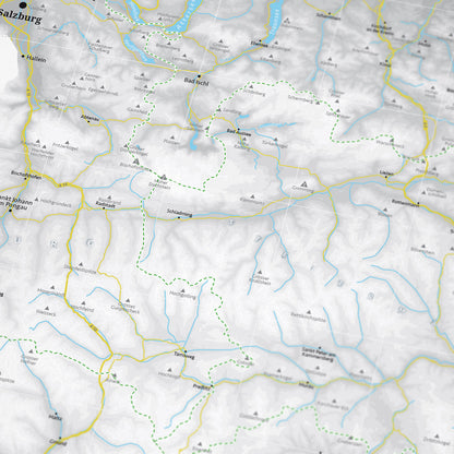 Detailansicht: Österreich Karte als Wandkarte (1 von 3)