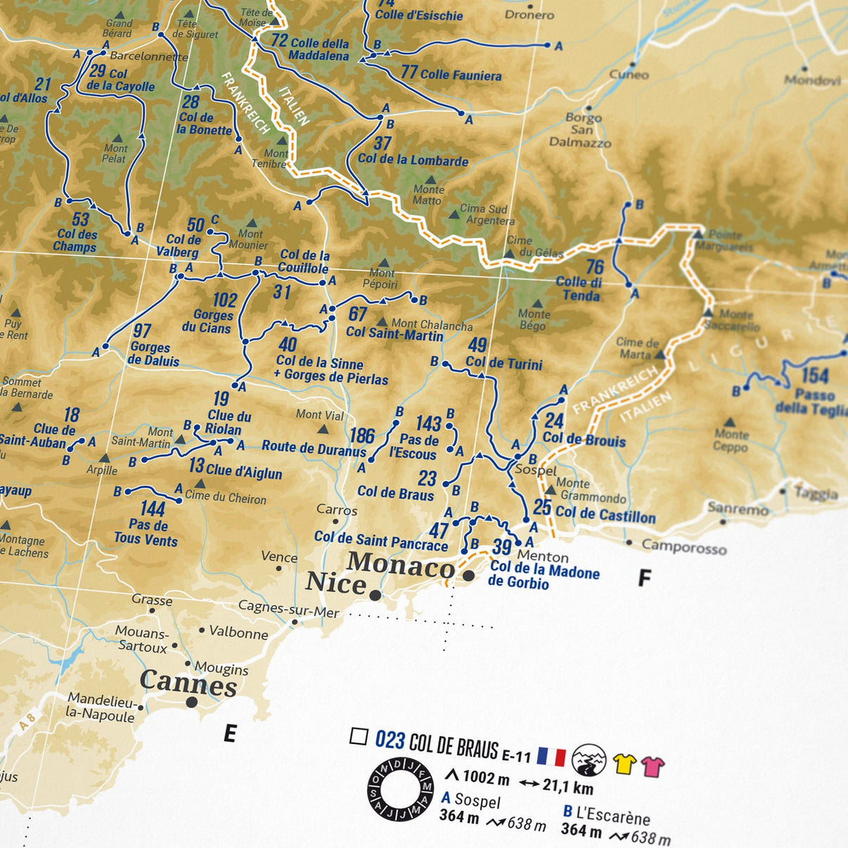 222 Mountain Passes of the Alps – Detail 09