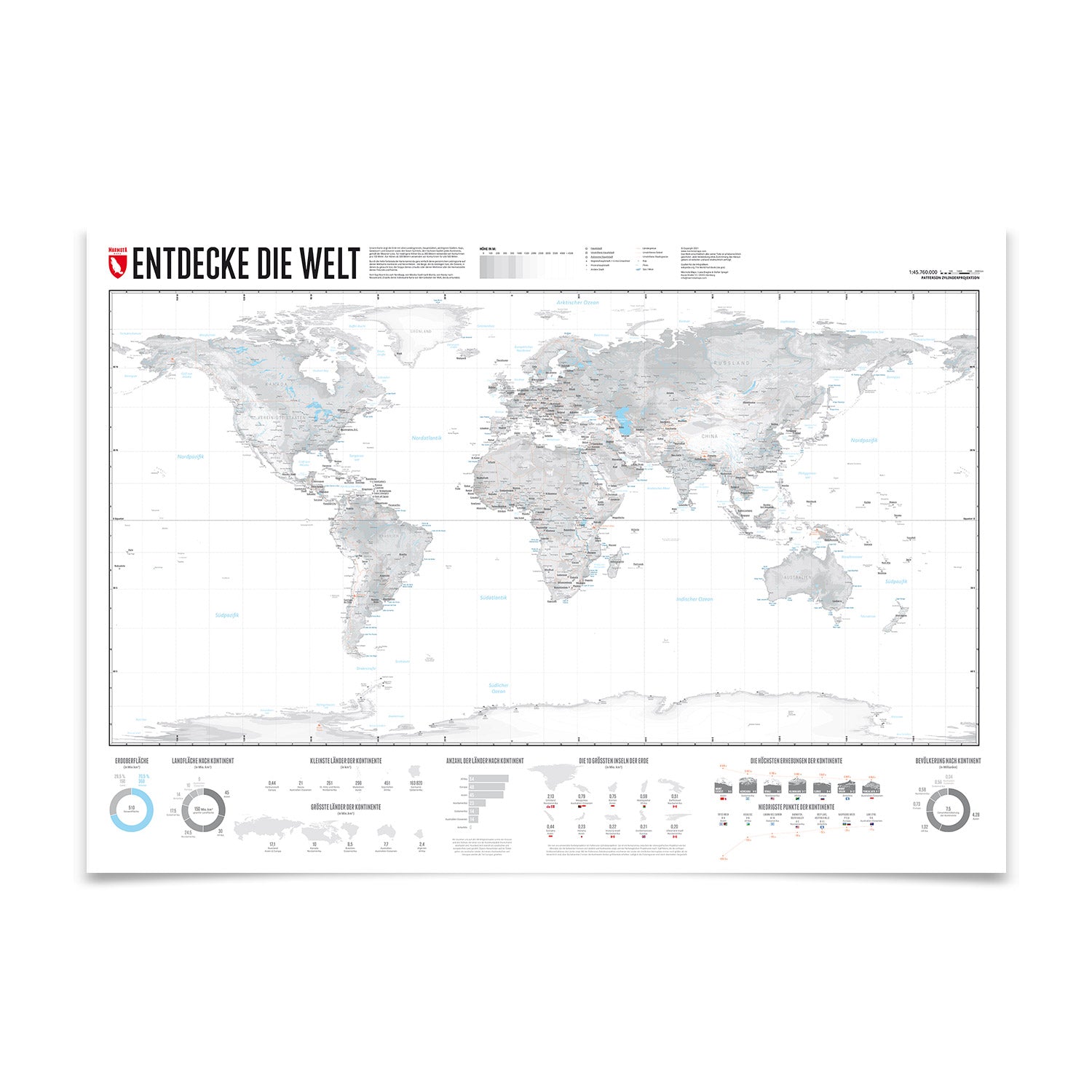 Wall Map - Explore the World