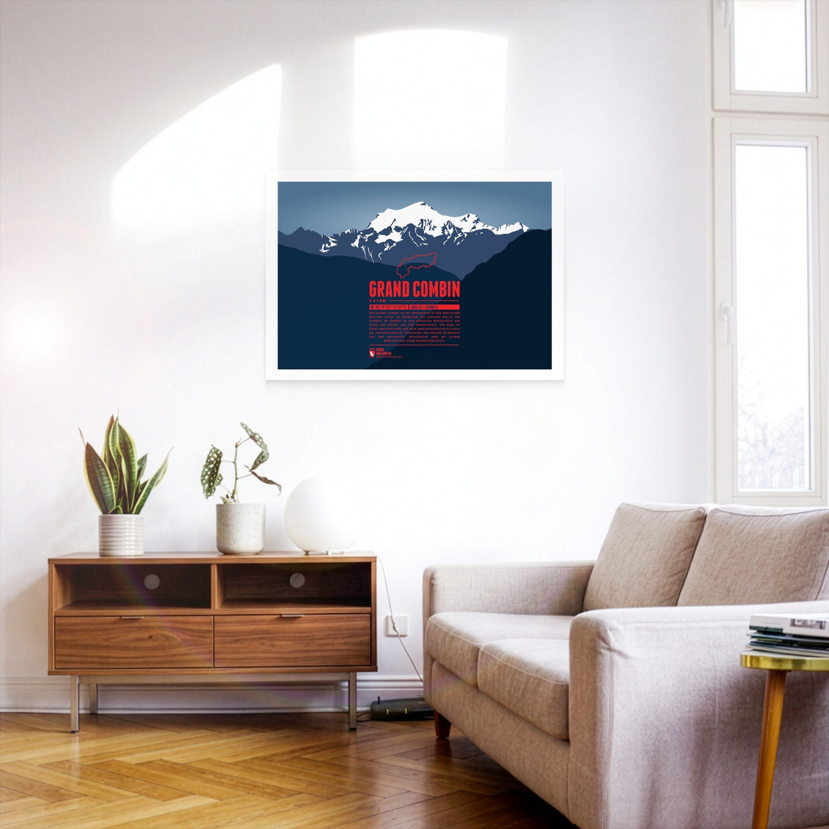 Detailansicht: Grand Combin als Druck