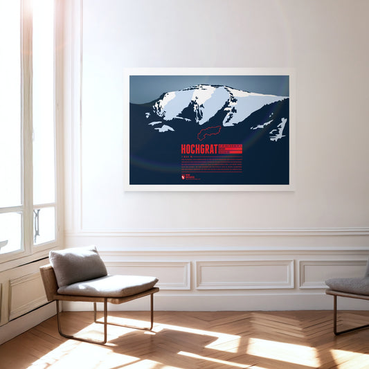 Hochgrat as a print hanging on a wall