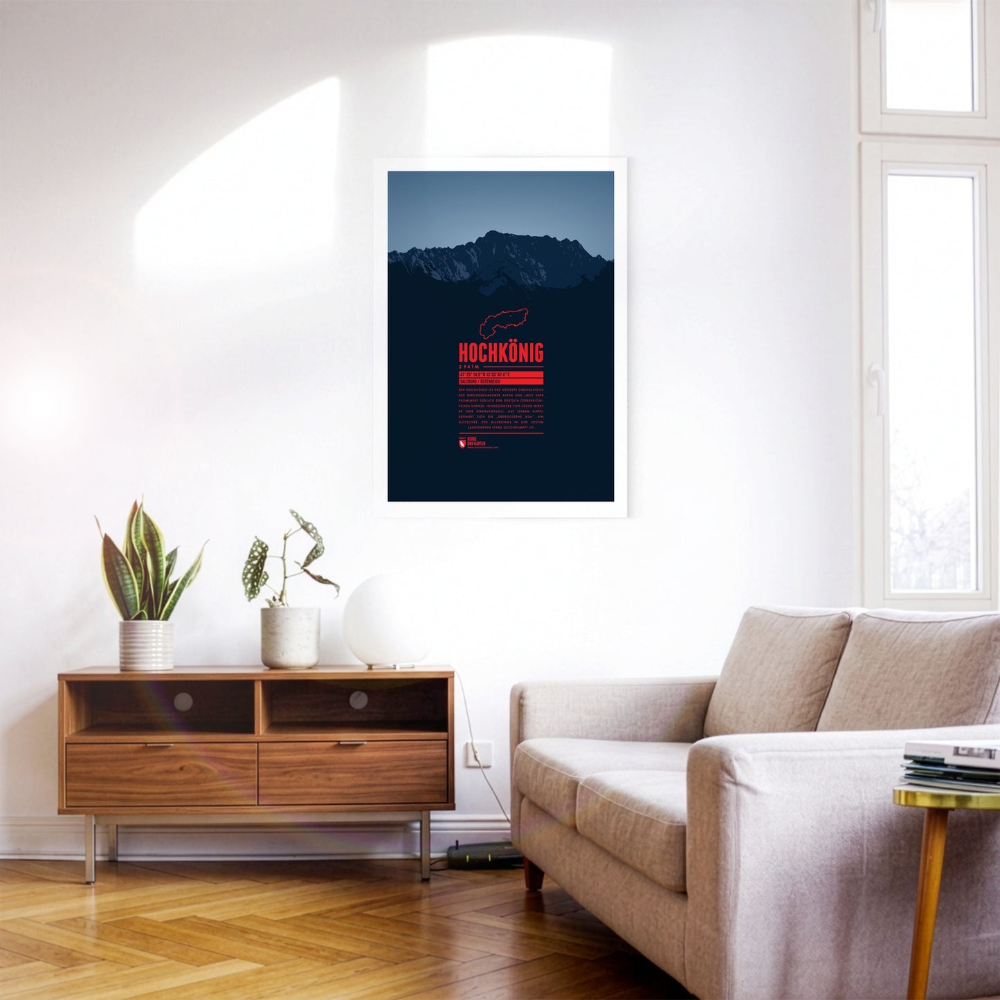 Detailansicht: Hochkönig als Druck