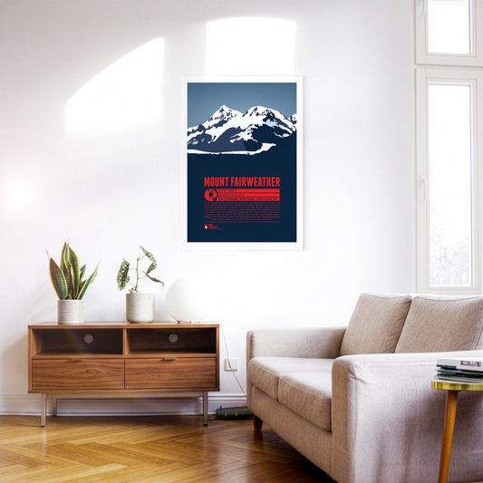 Detailansicht: Mount Fairweather als Druck (1 von 2)