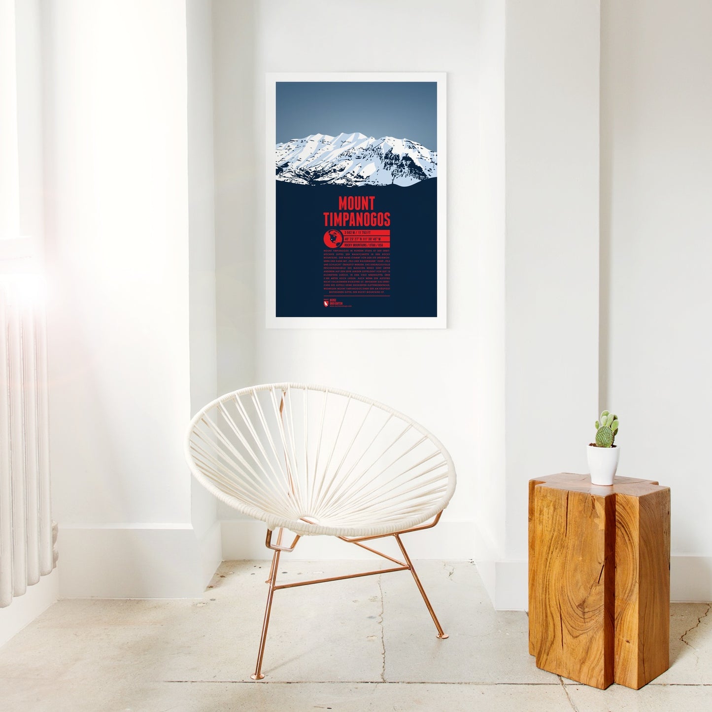 Detailansicht: Mount Timpanogos als Druck (2 von 2)