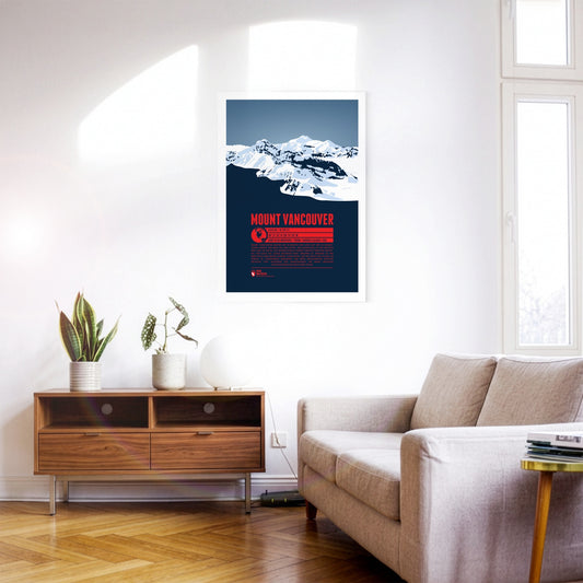 Detailansicht: Mount Vancouver als Druck (1 von 2)