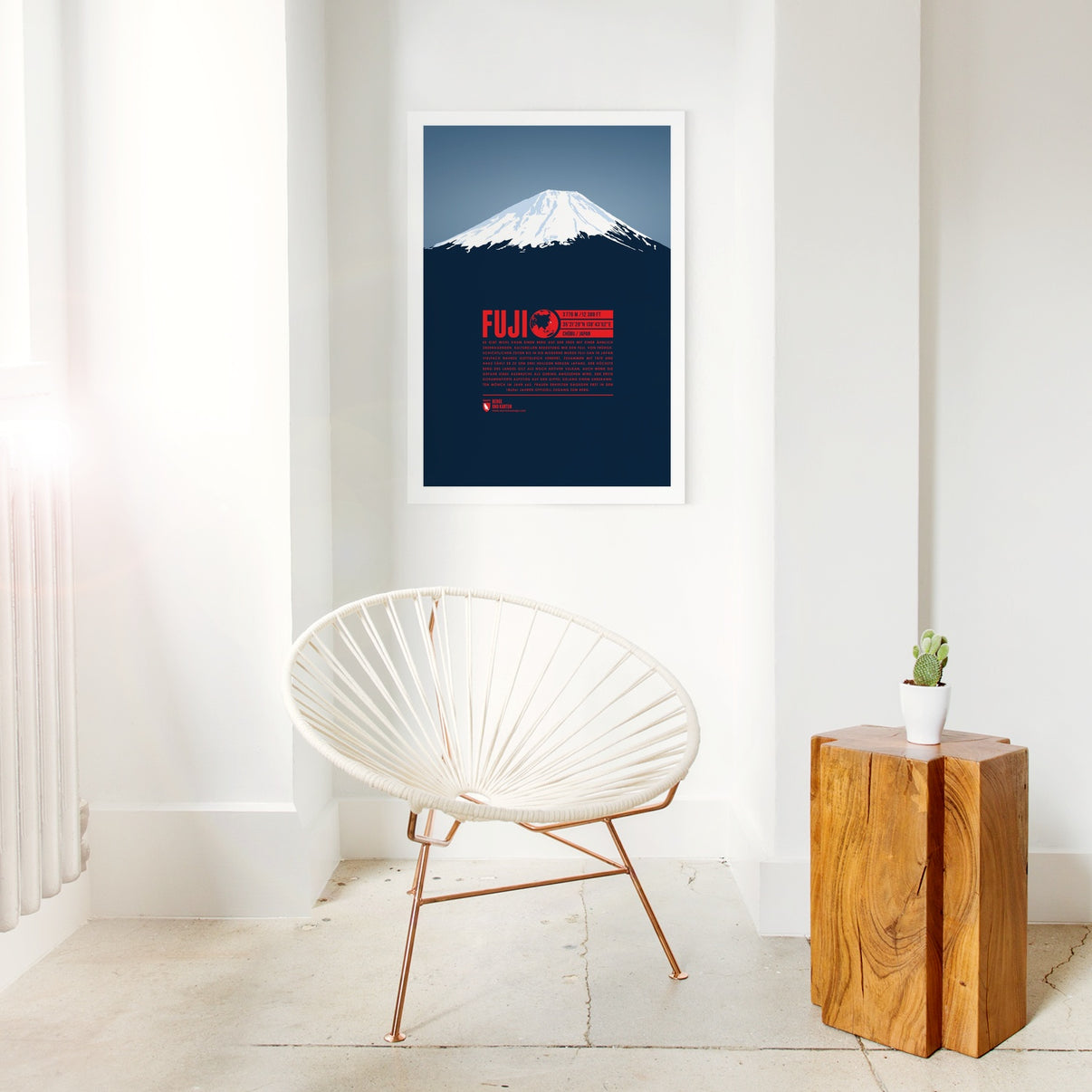 Detailansicht: Fuji als Druck