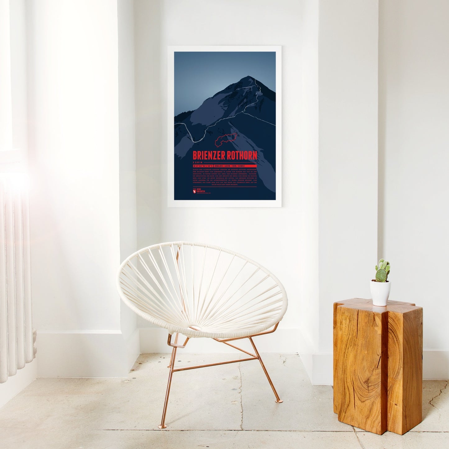 Detail view: Brienzer Rothorn as a print (2 of 2)