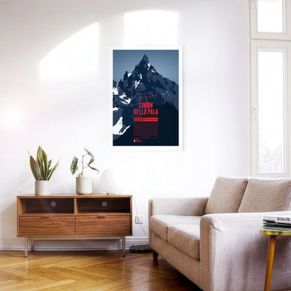Detailansicht: Cimon della Pala als Druck