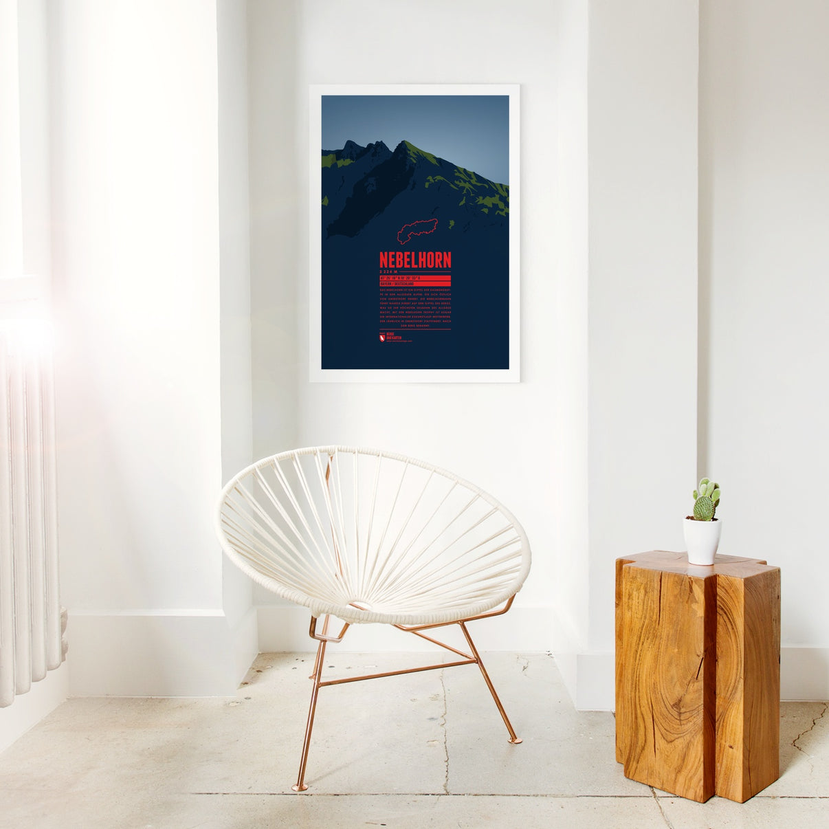Detail view: Nebelhorn as a print (2 of 2)