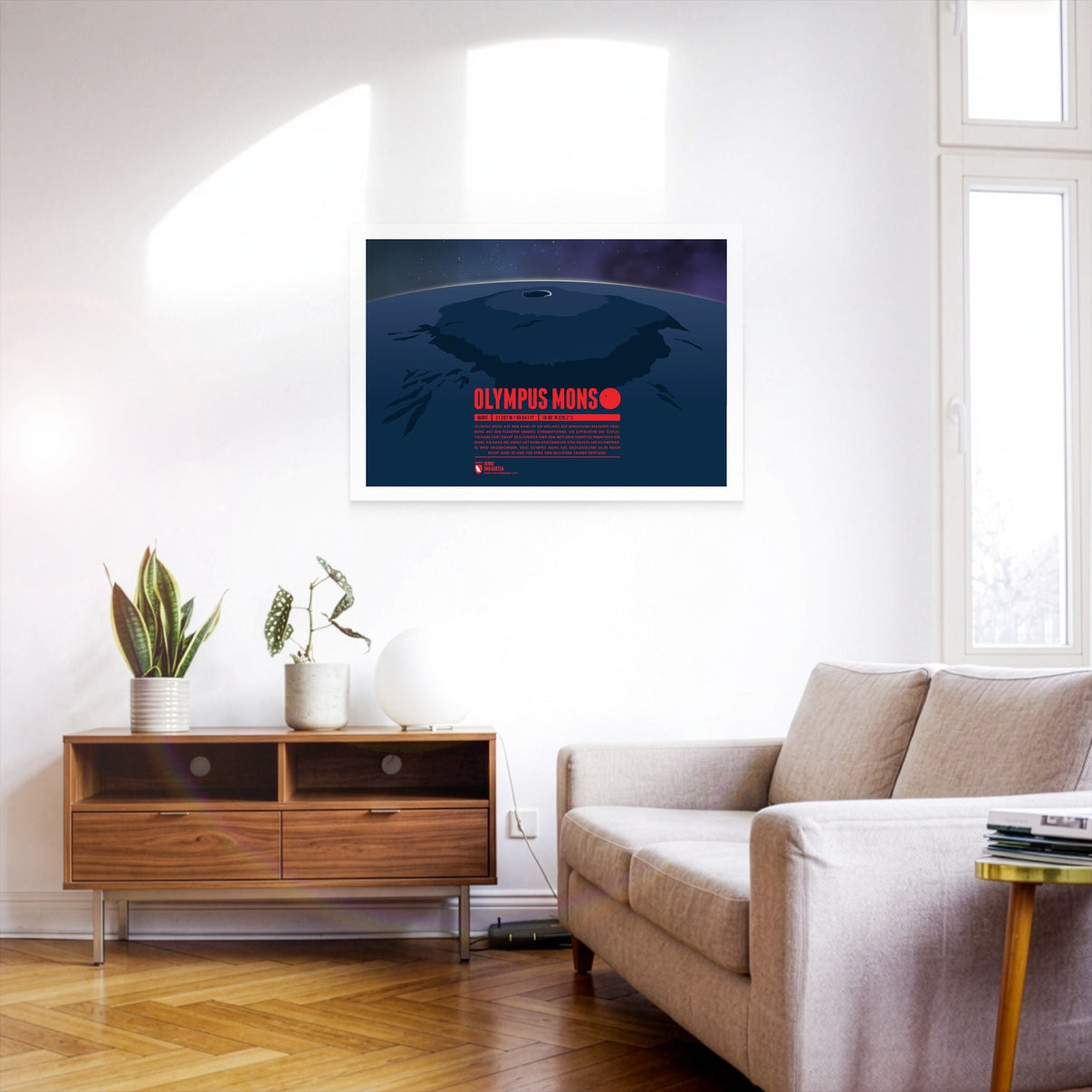 Detail view: Olympus Mons as a print (2 of 2)