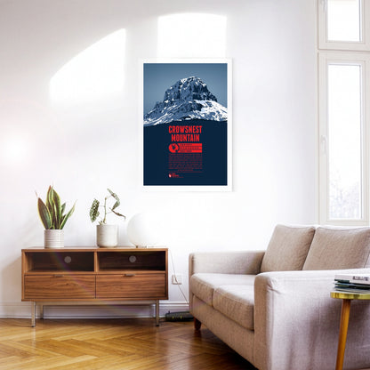 Detailansicht: Crowsnest Mountain als Druck (1 von 2)