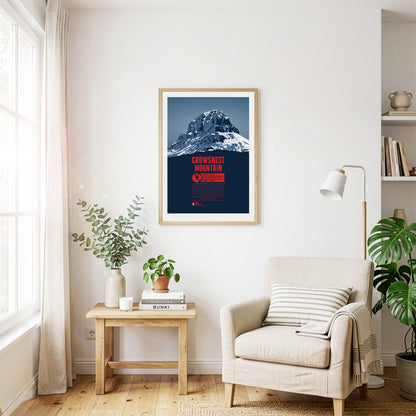 Detailansicht: Crowsnest Mountain als Druck (2 von 2)