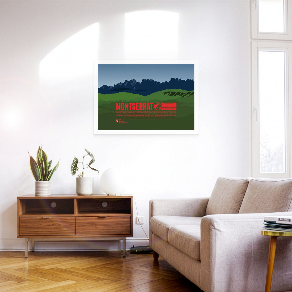 Detailansicht: Montserrat als Druck (2 von 2)