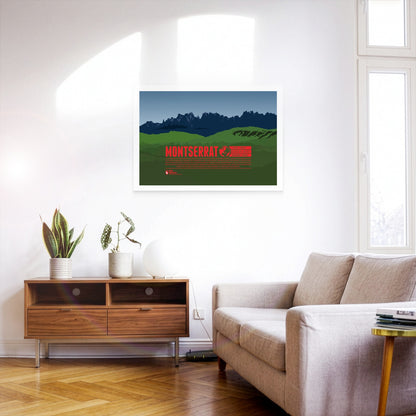 Detailansicht: Montserrat als Druck (2 von 2)