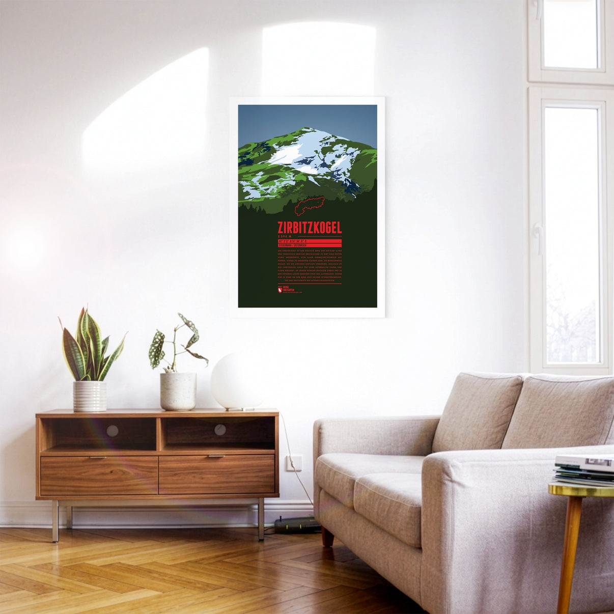 Detail view: Zirbitzkogel as a print