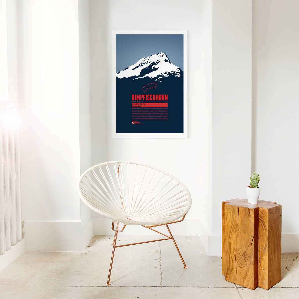 Detail view: Rimpfischhorn as a print (2 of 2)