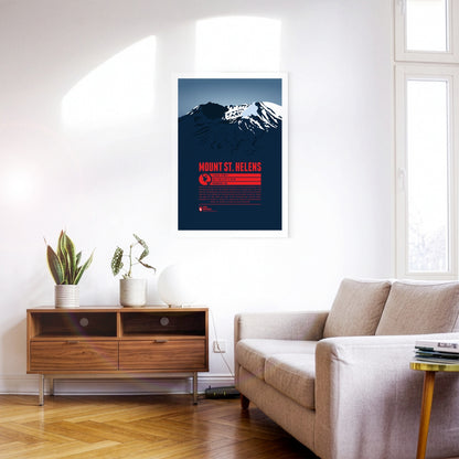 Detailansicht: Mount St. Helens als Druck