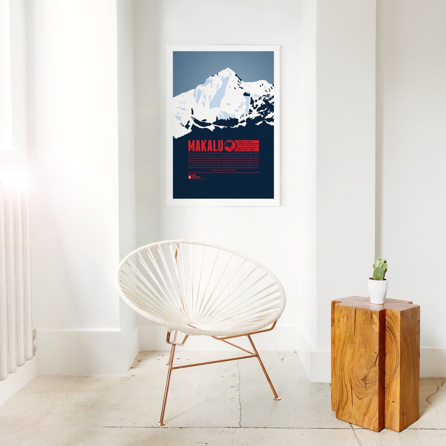 Detail view: Makalu as a print