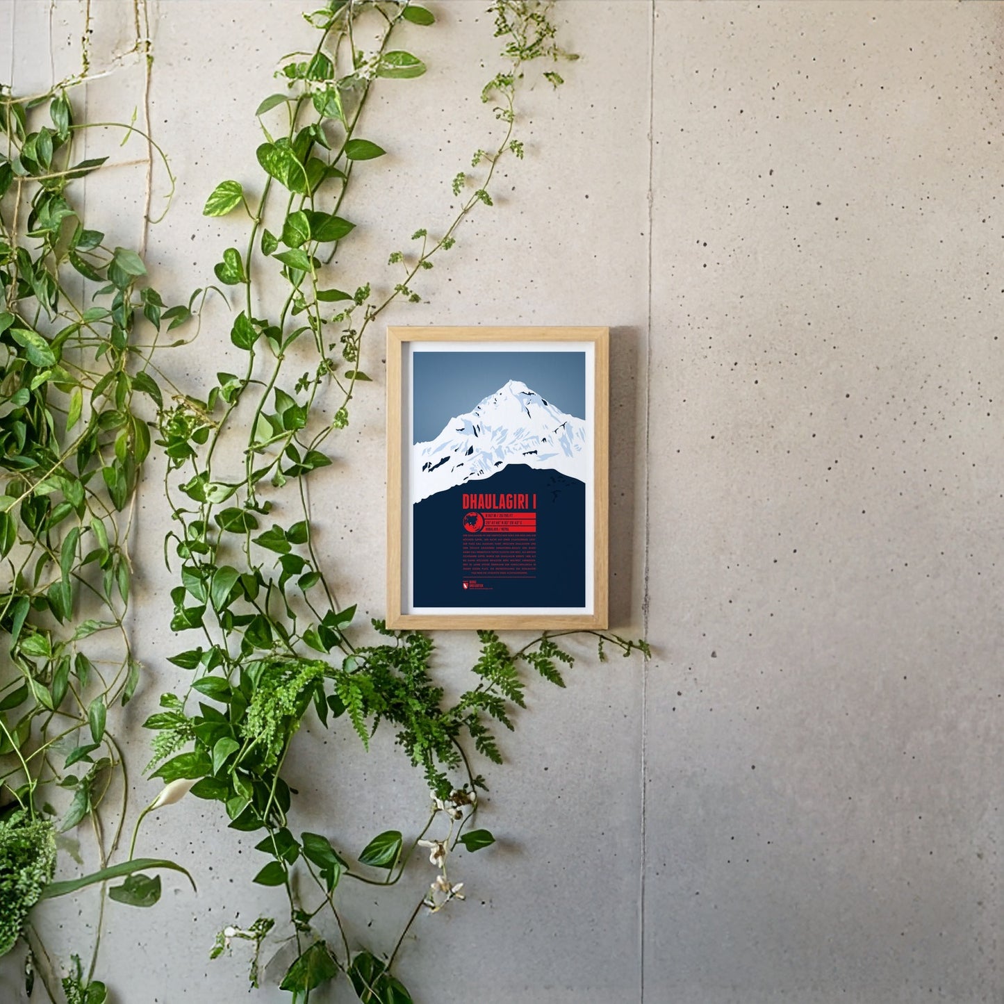 Detail view: Dhaulagiri I as a print (2 of 2)