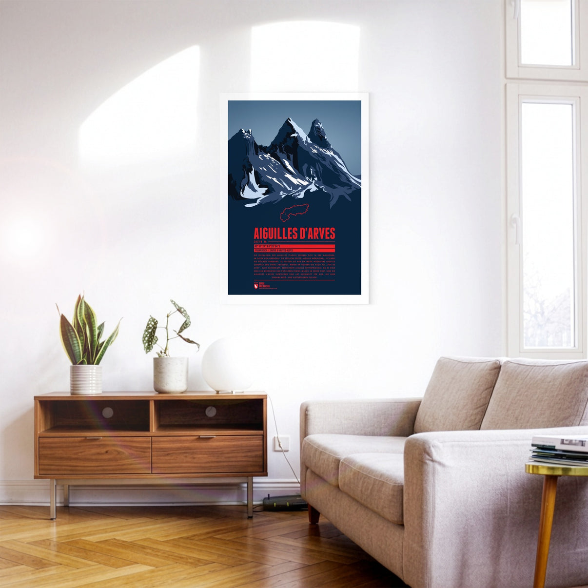 Detail view: Aiguilles d'Arves as a print (1 of 2)