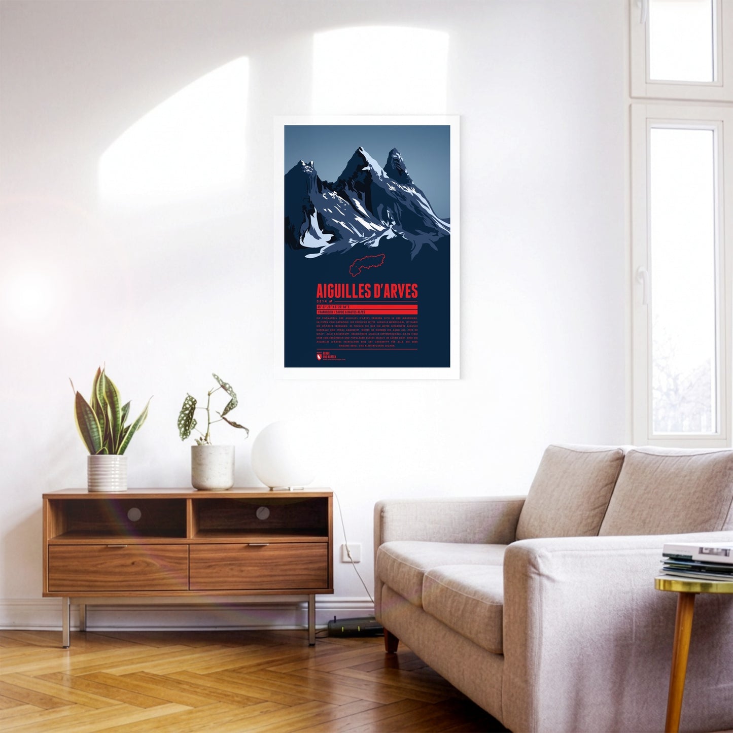 Detail view: Aiguilles d'Arves as a print (1 of 2)