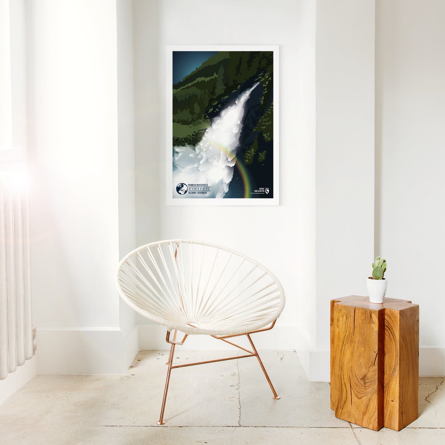 Detail view: Krimml Waterfalls as a print (2 of 2)