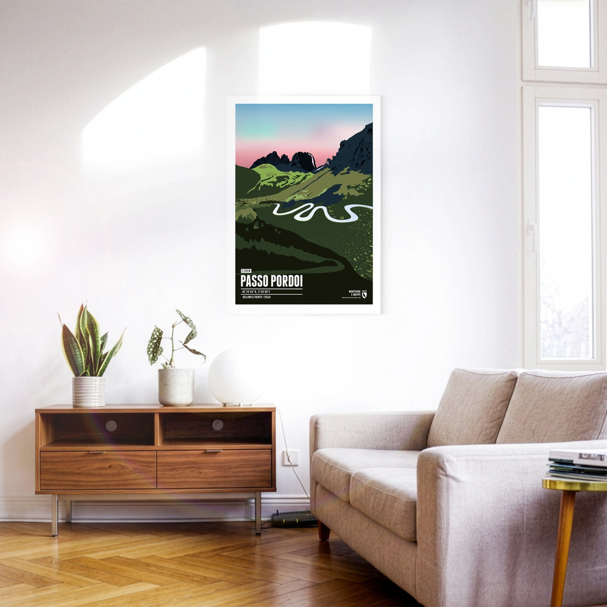 Detail view: Passo Pordoi as a print (1 of 2)