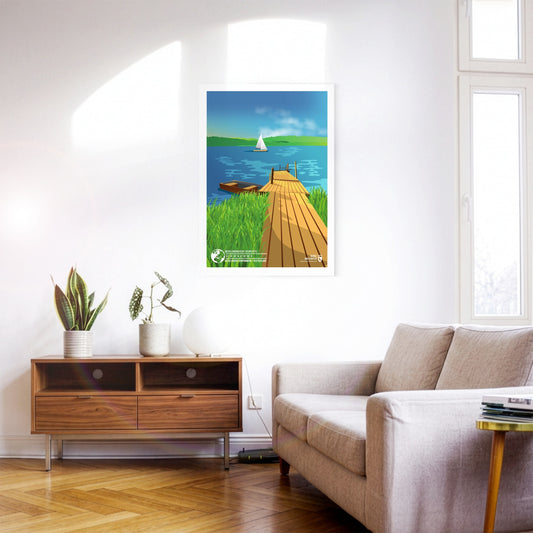 Detail view: Mecklenburg Lake Plateau as a print (1 of 2)