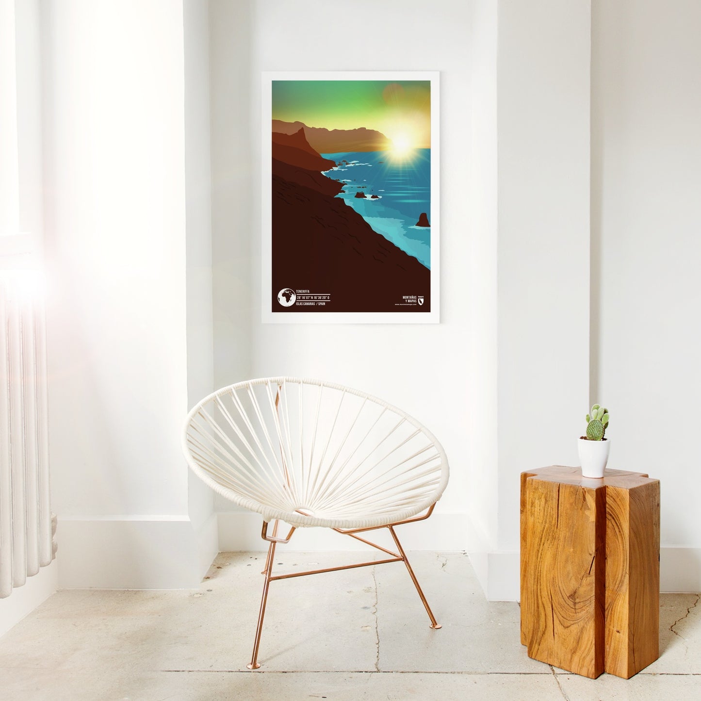Detail view: Tenerife as a print (2 of 2)