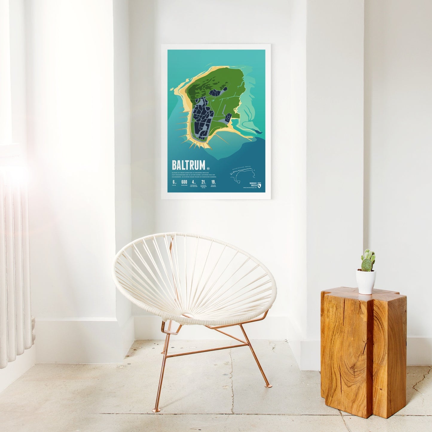 Detail view: Baltrum as a print (2 of 2)