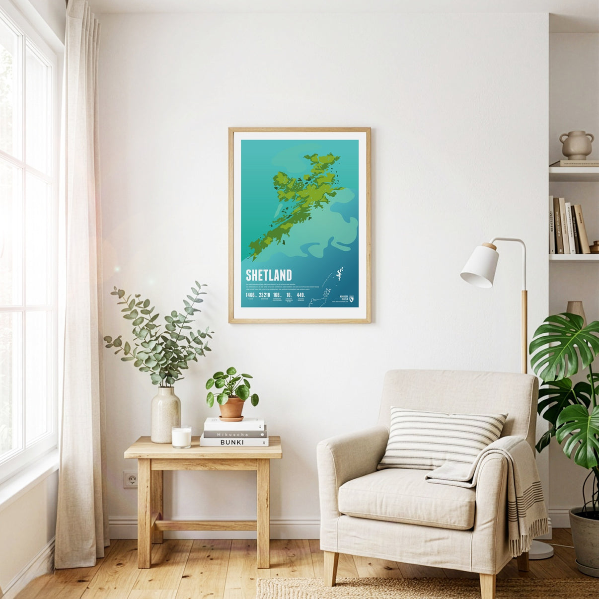 Detail view: Shetland Islands as a print (1 of 2)