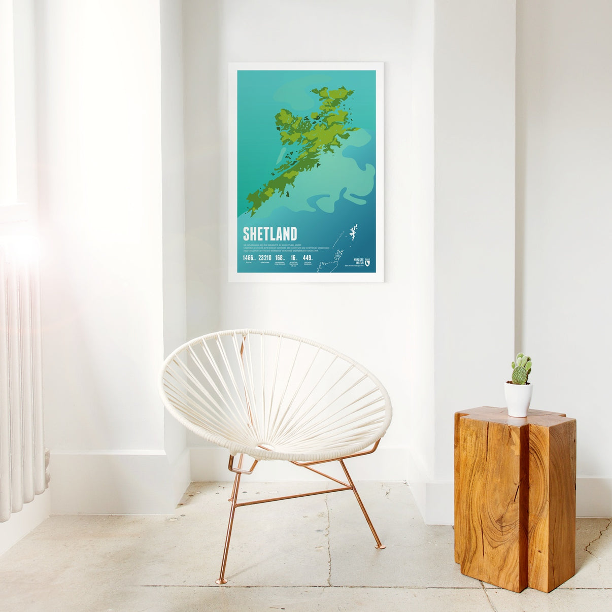Detail view: Shetland Islands as a print (2 of 2)