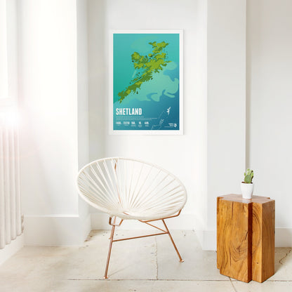 Detail view: Shetland Islands as a print (2 of 2)
