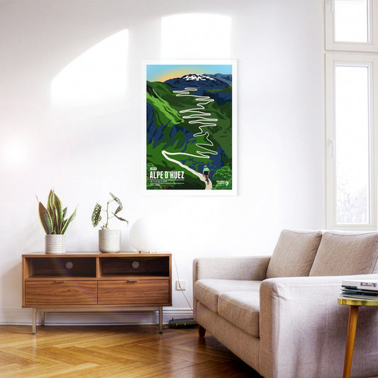 Detailansicht: Alpe d'Huez als Druck (1 von 2)