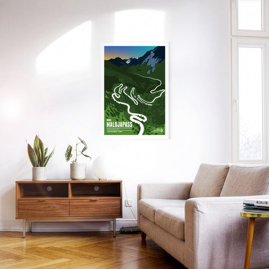 Detail view: Maloja Pass as a print (1 of 2)