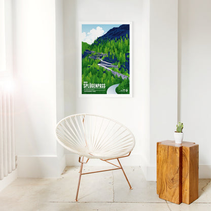 Detail view: Splügen Pass as a print (2 of 2)