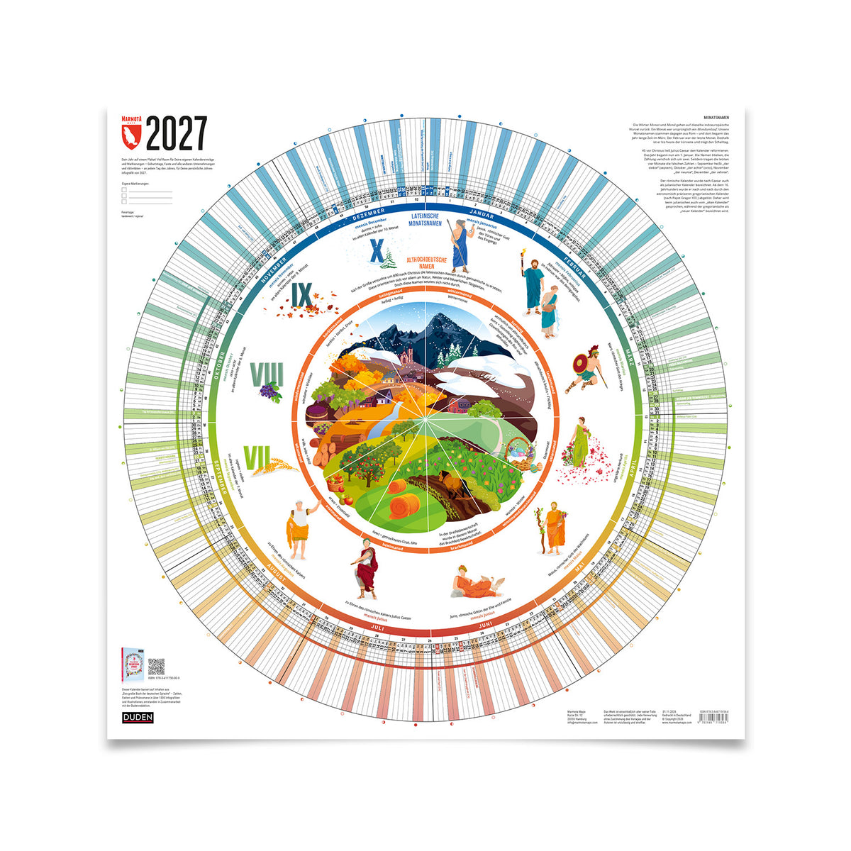 Jahreskalender 2027