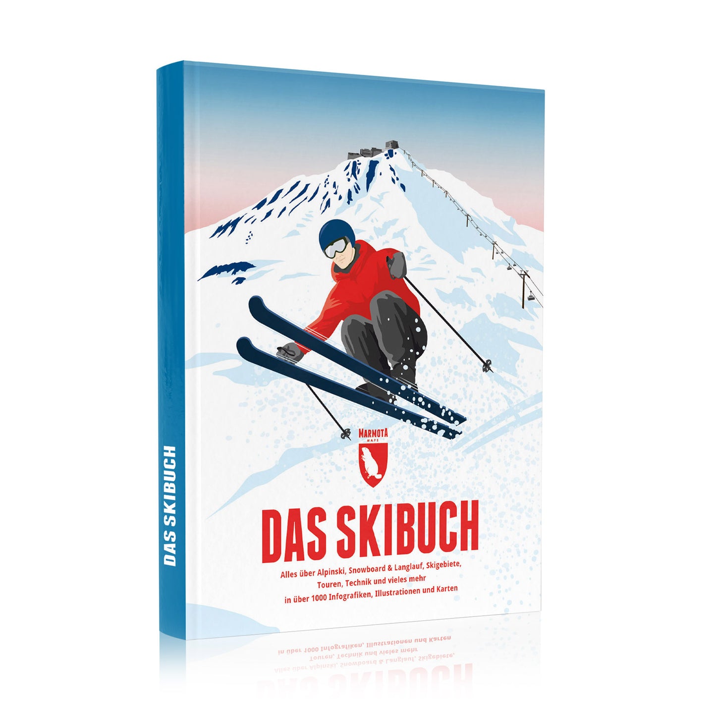 Cover des Buchs „Das Skibuch“ von Marmota Maps