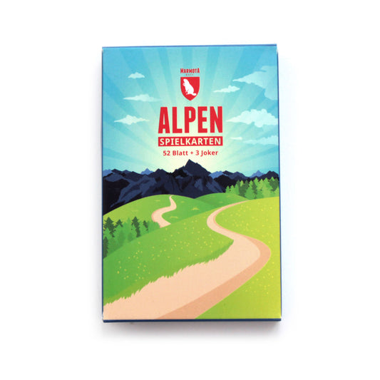 Alpen Spielkarten – auf einer Marmota-Karte angebracht (1 von 4)