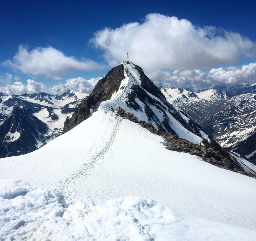 Berge der Alpen: Die Wildspitze, fotografiert von Nadine Engelhart
