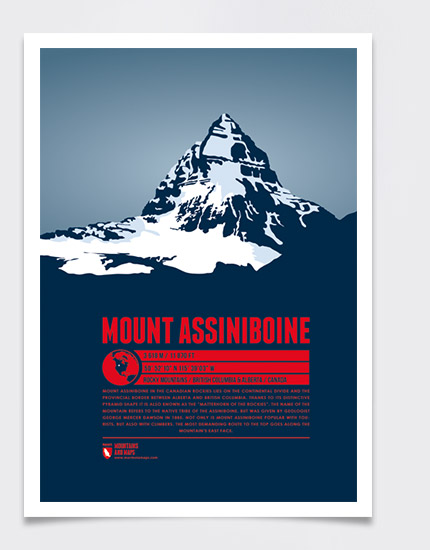 Bergdruck Mount Assiniboine