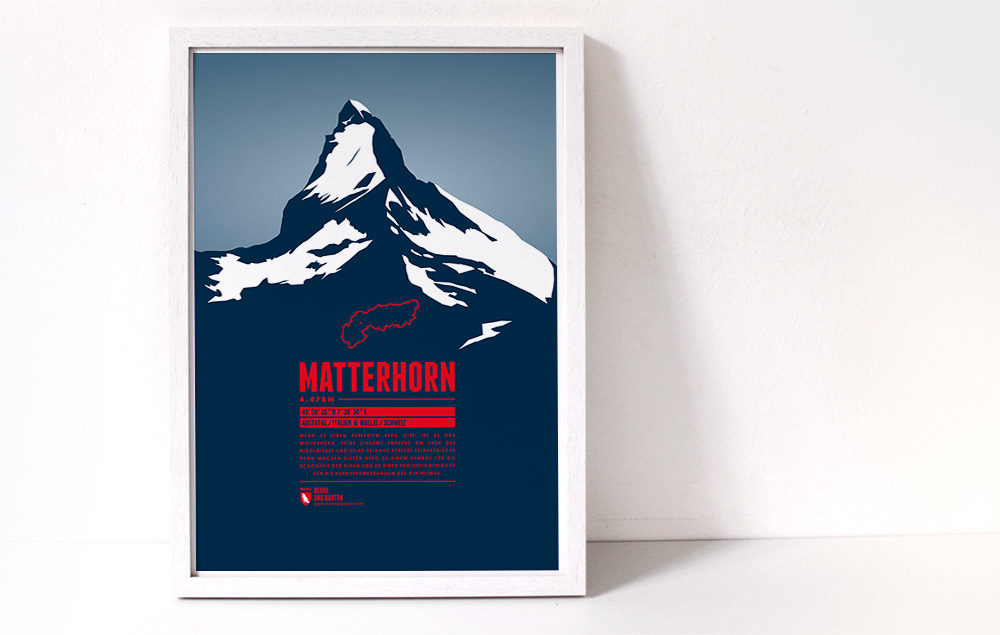Matterhorn print
