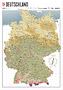 Deutschlandkarte Stil - Atlas Retro