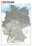 Deutschlandkarte Stil - Map Grey