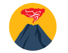 Sticker Vulkan