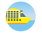 Sticker Kreuzfahrschiff