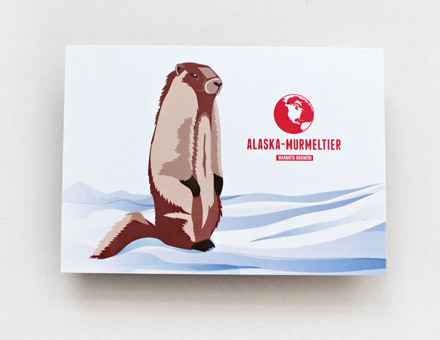 Marmotini Postcards - Marmota Maps