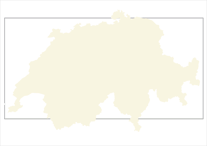 Map of Switzerland - basic structure